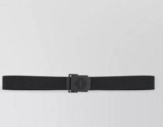 Stone Island logo buckle belt