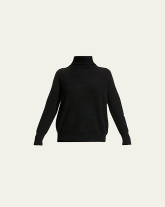Vince Boiled Cashmere Turtleneck Pullover