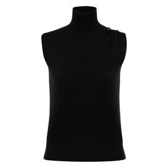 Alberta Ferretti Alberta Ferretti, Cashmere Knitwear, female, Black, Size: XS Sweater in pure cashmere