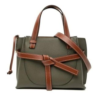 Loewe Pre-owned Handbags, female, Green, Size: ONE SIZE Pre-owned Leather Shoulder Bag