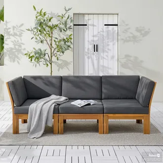 Jardi Divano da esterno Lexi 3 pezzi, Jardi