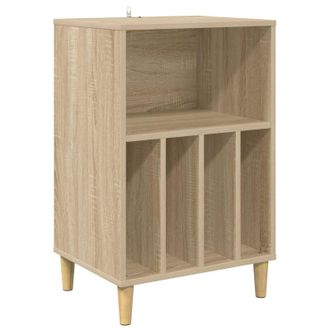 vidaXL Soporte Para Tocadiscos Roble Sonoma 47 X 39,5 X 74,5 Cm Vidaxl