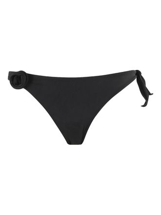 Coperni Bikinislip met bloemenpatch - Zwart