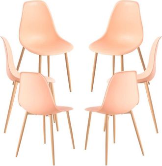 Regalos Miguel Packs Sillas Comedor - Pack 6 Sillas Mykle - Trigo