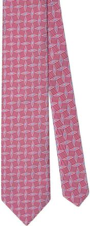 Robert Talbott Robert Diamond Cube Necktie in Pink at Nordstrom