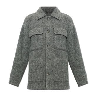 Dolce & Gabbana Wollen jas met kraag - Heren - Jassen - Grijs - Maat: M Wol