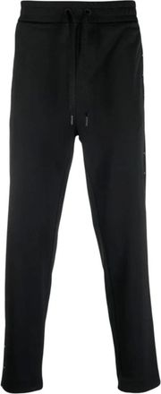 Moncler Broeken, Heren, Zwart, M, Polyester, Rivet Joggers