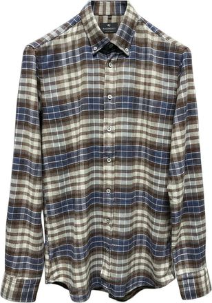 Bastoncino Camicia a quadri - Blu