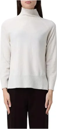 KANGRA Turtleneck - Dames - Coltruien - Wit - L - Truien & Vesten