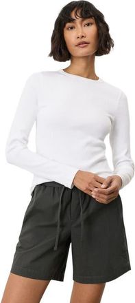 Pact Perfect Rib Layering Long Sleeve Made With Organic Cotton in White at Nordstrom, Size Xx-Large