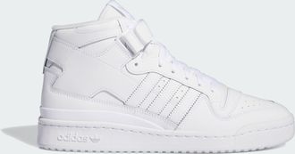 adidas Originals Mens Forum Mid Shoes - White Leather - Size UK 8.5