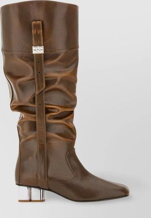 Ganni slouchy butterfly boots