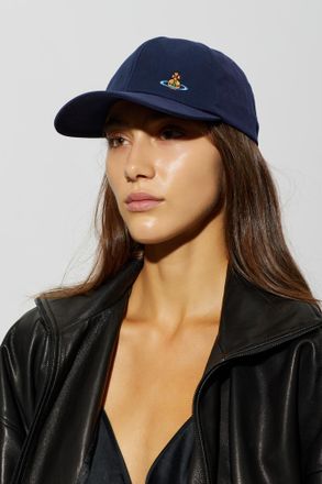 Vivienne Westwood Baseball Cap, Unisex, Navy Blue
