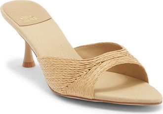 Jeffrey Campbell Spy-Kid Slide Sandal in Natural Raffia at Nordstrom, Size 8.5