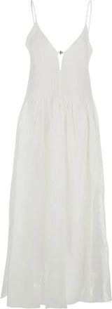 Tory Burch Jurk - Dames - Zomerkleedjes - Wit - L - Kleedjes