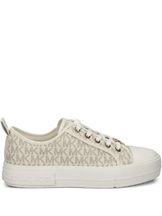 Michael Michael Kors Evy logo-print sneakers - Neutrals