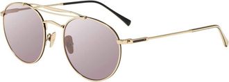 John Varvatos Unisex V547 Sunglasses In Gold