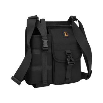 Generic Side Bags for Men,Adjustable Strap with Bottle Holder,Mens Side Bag Shoulder Pouch | for Travel Hiking Climbing Camping Hunting Cycling Riding Commuti