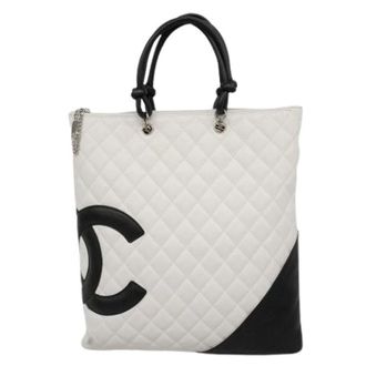 Chanel Pre-owned Tote Bags, female, White, Size: ONE SIZE Pre-owned Vintage Tote Bag