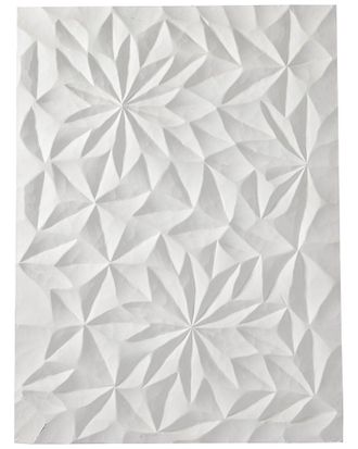 CosmoLiving by Cosmopolitan Cosmoliving By Cosmopolitan Geometric Carved Wood Wall Decor