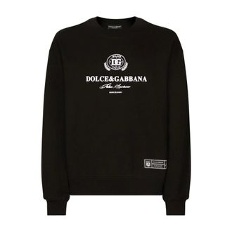Dolce & Gabbana Hombre, Sudaderas, Negro, Talla: L