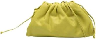 Bottega Veneta Pre-owned Clutches, female, Green, Size: ONE SIZE Pre-owned The Mini Pouch