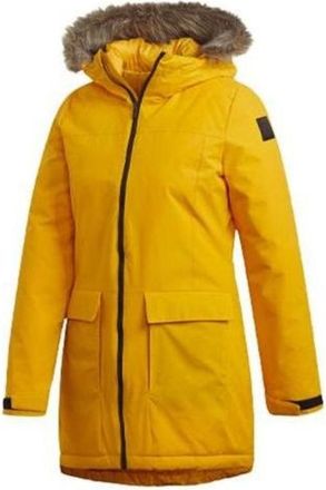 adidas (WMNS) adidas Sportswear Xploric Parka Asia Sizing Yellow DZ1497