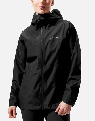 Berghaus Womens Berghaus Womens Deluge Pro 3.0 Waterproof Walking Jacket - Black - Size: 16
