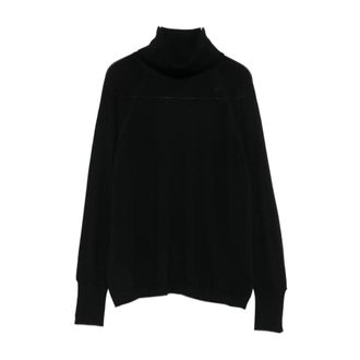 Alpha Studio Mujer, Jerseys, Negro, Talla: M