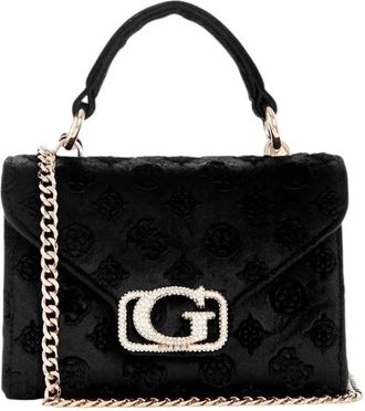 Guess Handbags, female, Black, Size: ONE SIZE Zalina Mini Top-Handle Bag