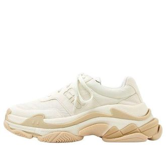 Balenciaga (WMNS) Balenciaga Triple S Eggshell Sand Beige 710156W3CU29798