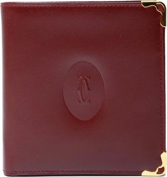Cartier Portafoglio Must bi-fold 2000-2020 - Rosso
