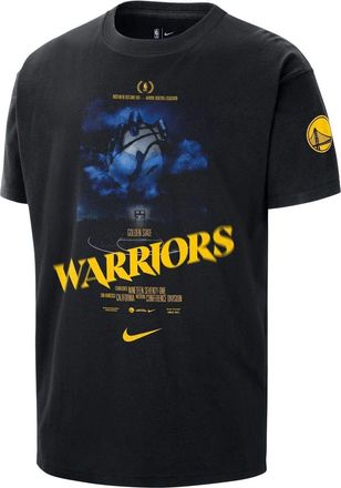 Nike Golden State Warriors Courtside NBA T-Shirt Asia Sizing Black HJ2706-010