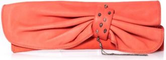 Maison du Posh coral pink clutch