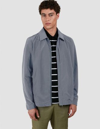 Paul & Shark Mens Paul & Shark Mens Shacket Re-130 High Density - Grey - Size: 42/Regular