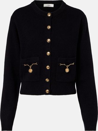 Chlo&eacute; Chlo&eacute; Wool and cashmere cardigan