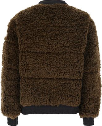 Save The Duck Valery Curly Down Jacket - Brown