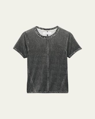 Rag & Bone Miramar Jersey Baby Tee