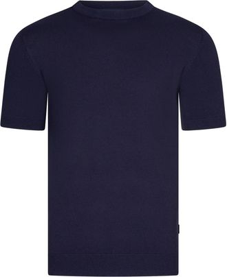 Cavallaro Tops, Heren, Blauw, S, Milo Donkerblauw T-shirt
