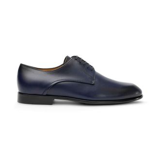 Ferragamo Mens Blue Oxfords & Derbys, US Size 7.5