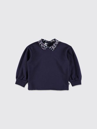 Petit Bateau Polo in cotone con collo floreale Petit Bateau