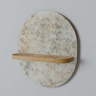 OEM Elegancia Desvanecida Estante Ovalado