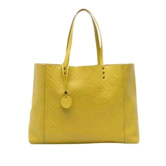 Bottega Veneta Pre-owned Tote Bags, female, Yellow, Size: ONE SIZE Pre-owned Leather shoulder-bags