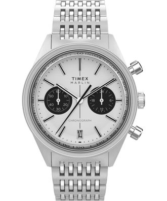 Timex Marlin Jet Heren Horloge Zilverkleurig TW2Y24600