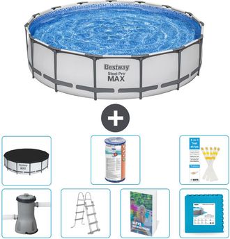 Bestway Piscina Bestway Steel Pro Max Redonda - 457x122 Cm - 8-piezas S602