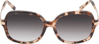 Michael Kors ADRIANNA II Light Gray Gradient Rectangular Ladies Sunglasses MK2024 316213 57