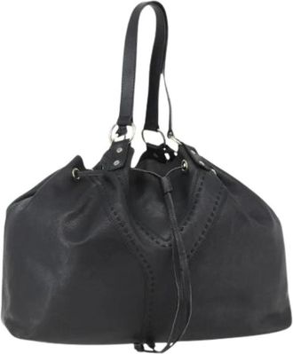 Saint Laurent Pre-owned Bucket Bags, female, Black, Size: ONE SIZE Pre-owned Bucket Bag