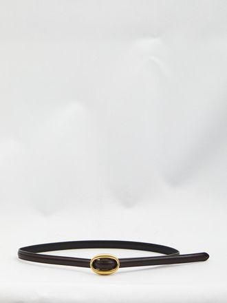 Saint Laurent Thin Belt With Oval Buckle