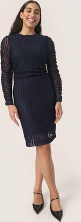Soaked In Luxury SLSolveig Long Sleeves Slim Fit Dress in Night Sky at Nordstrom, Size X-Small