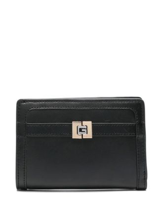 Guess Co logo-plaque wallet - Black